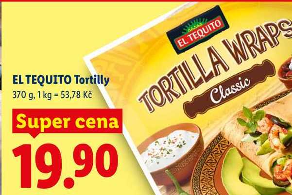 EL TEQUITO Tortilly, 370 g