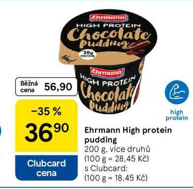 Ehrmann High protein puding, 200 g