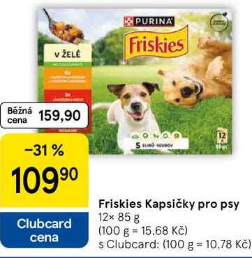 Friskies Kapsičky pro psy, 12× 85 g