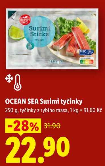OCEAN SEA Surimi tyčinky, 250 g