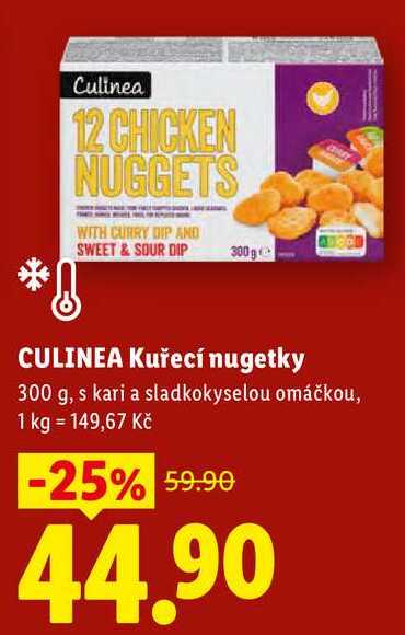 CULINEA Kuřecí nugetky, 300 g