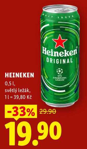 HEINEKEN, 0,5 1