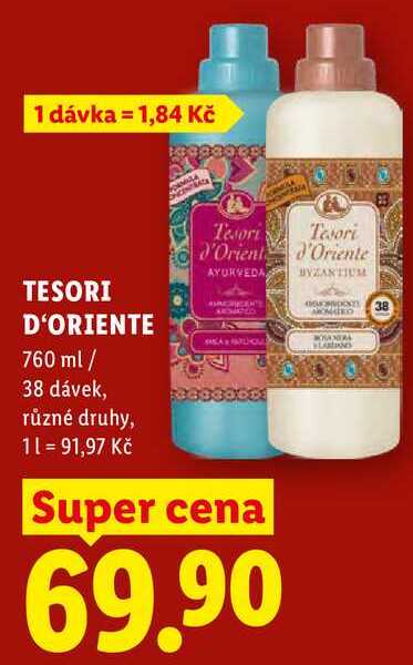 TESORI D'ORIENTE, 760 ml/ 38 dávek