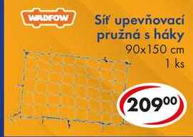 Síť upevňovací pružná s háky, 1 ks