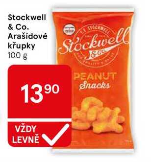 Stockwell & Co. Arašídové křupky, 100 g