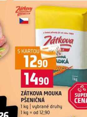 ZÁTKOVA MOUKA PŠENIČNÁ 1 kg vybrané druhy