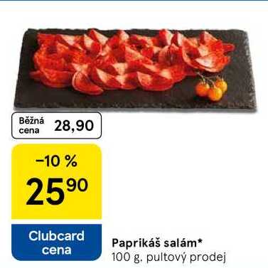 Paprikáš salám, 100 g