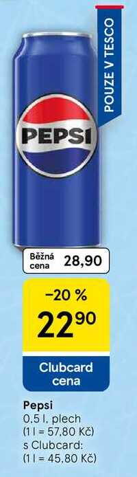 Pepsi, 0.5 l, plech