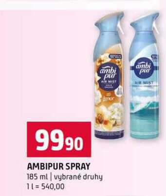 AMBIPUR SPRAY 185 ml vybrané druhy