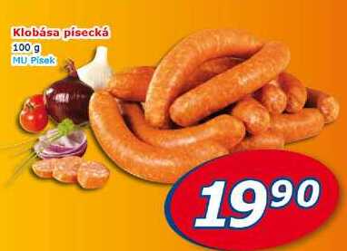 Klobása písecká 100 g