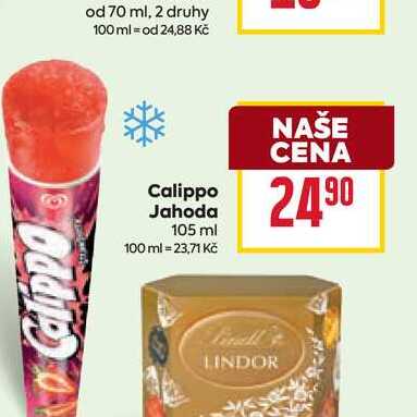 Calippo Jahoda 105 ml
