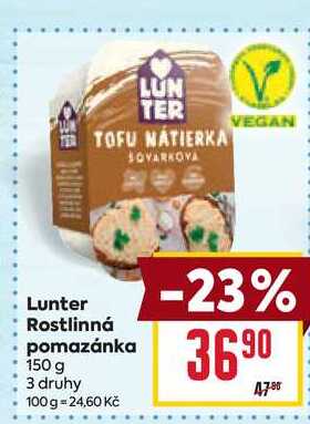 Lunter Rostlinná pomazánka 150 g
