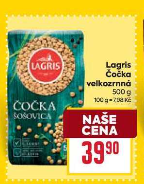 Lagris Čočka velkozrnná 500 g 