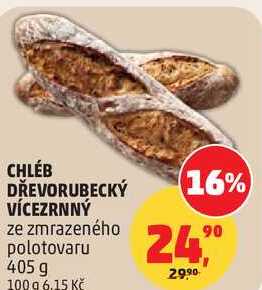 CHLÉB DŘEVORUBECKÝ VÍCEZRNNÝ, 405 g 