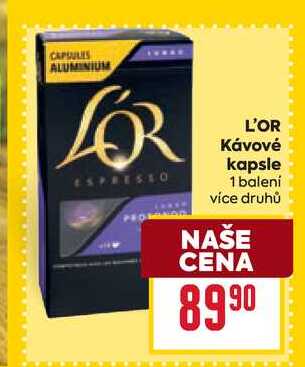 L'OR Kávové kapsle 1 balení