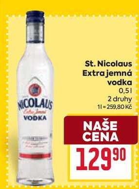St. Nicolaus Extra jemná vodka 0,5l