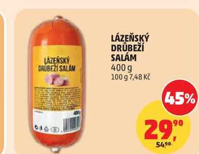 LÁZEŇSKÝ DRŮBEŽÍ SALÁM, 400 g 