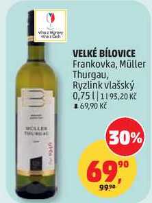 VELKÉ BÍLOVICE Frankovka, 0,75 l 