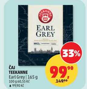 ČAJ TEEKANNE Earl Grey, 165 g