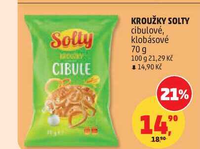 KROUŽKY SOLTY cibulové, 70 g