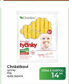 Chrástkovi tyčinky 60g