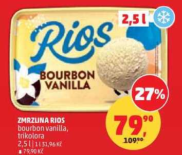 ZMRZLINA RIOS bourbon vanilla, 2,5 l 