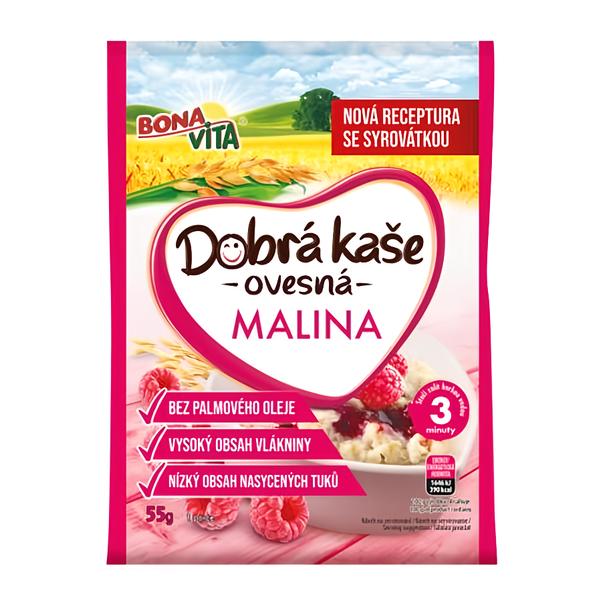Bonavita Dobrá kaše ovesná malina
