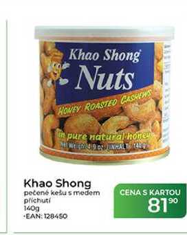 Khao Shong pečené kežu s medem příchutí 140g 