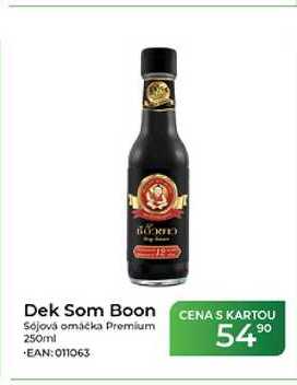 Dek Som Boon Sojová omáčka Premium 250ml