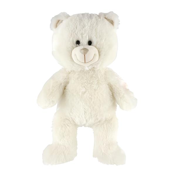Teddies Snílek medvěd bílý plyš 40cm