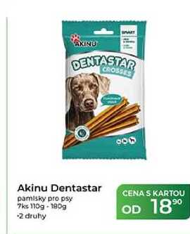 Akinu Dentastar pamlsky pro psy 7ks 110g-180g  