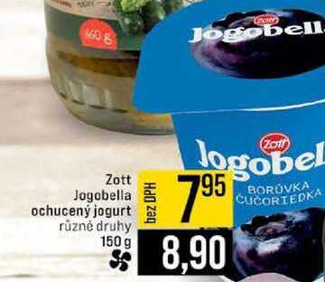 Zott Jogobella ochucený jogurt různé druhy 150 g