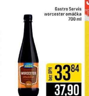 Gastro Servis worcester omáčka 700 ml