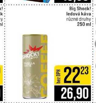 Big Shock! ledová káva různé druhy 250 ml