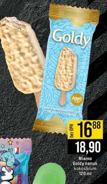 Miamo Goldy nanuk kokos&rum 120 ml