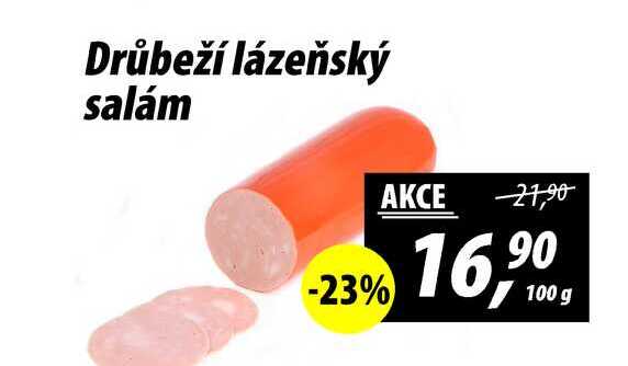 Drůbeží lázeňský salám, 100 g