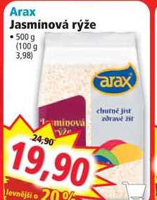 Arax Jasmínová rýže, 500 g