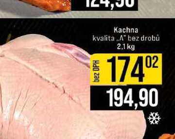 Kachna kvalita A" bez drobu 2,1 kg