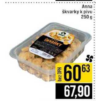 Anna škvarky k pivu 250 g 