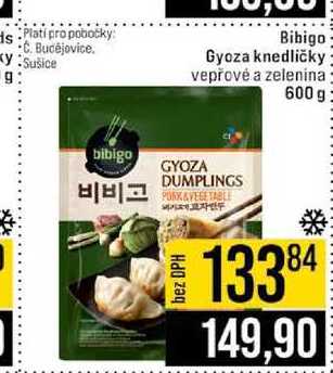 Bibigo Gyoza knedličky vepřové a zelenina 600 g