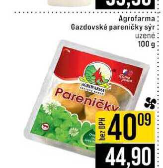 Agrofarma Gazdovské pareničky sýr uzenė 100 g