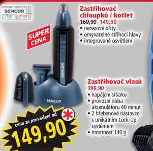 Zastřihovač chloupků / kotlet