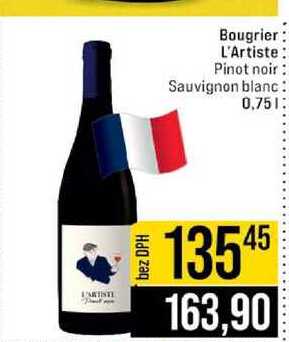 Bougrier L'Artiste Pinot noir Sauvignon blanc 0,75l