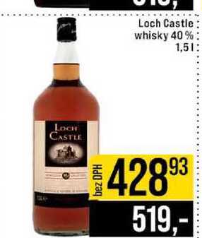 Loch Castle whisky 40% 1,5l