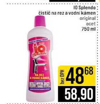 Splendo čistič na rez a vodni kamen original ocet 750 ml