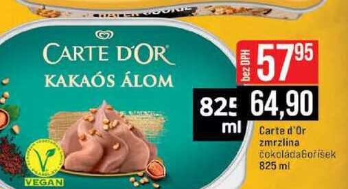 Carte d'Or zmrzlina čokoládaGorišek 825 ml 