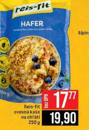 Reis-fit ovesná kaše na ohřátí 250 g 