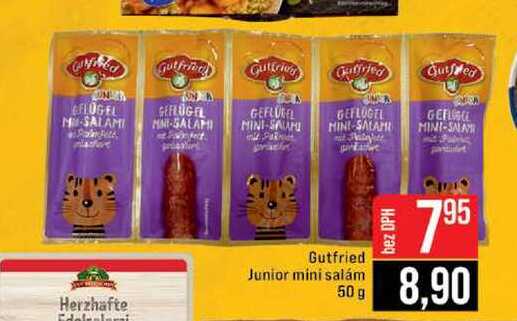 Gutfried Junior mini salám 50 g