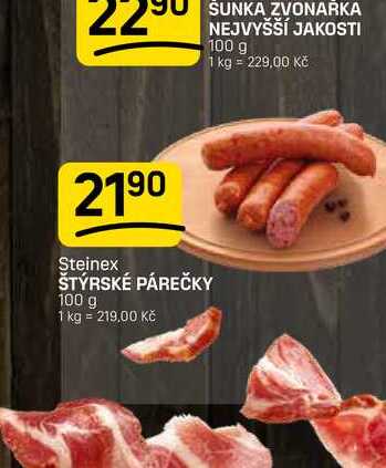 ŠTÝRSKÉ PÁREČKY 100 g