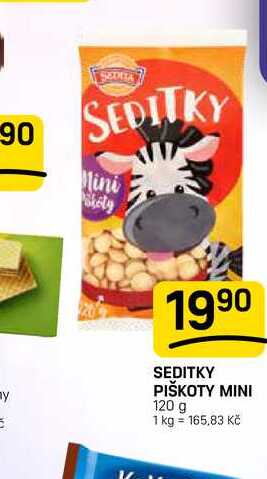 SEDITKY PIŠKOTY MINI 120 g
